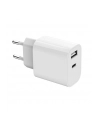 GEMBIRD 2-portowa uniwersalna ładowarka USB A+C 2.4 A kolor biały - nr 8