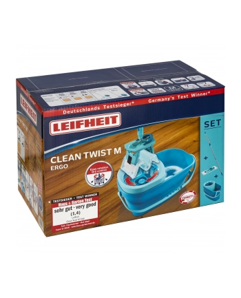Leifheit Clean Twist M Ergo Mop Płaski Z Wiaderkiem (52120) nr 1