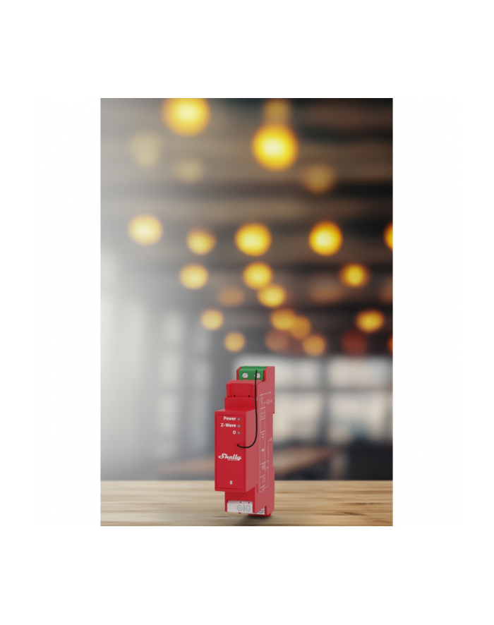 Shelly 1-Kanałowy Przekaźnik Na Szynę Din Z Pomiarem Energii Qubino Pro 1Pm 63546 główny