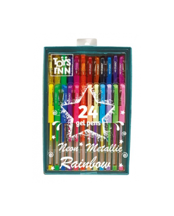 stnux Długopisy żelowe 24 kolory STN 9049