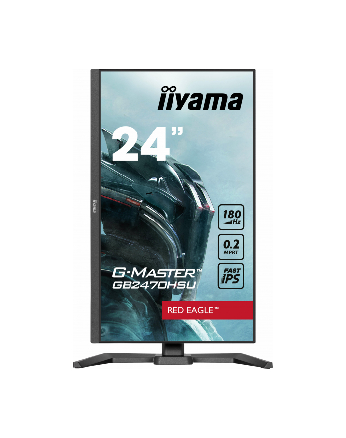 iiyama Monitor 24 cale GB2470HSU-B6 0.2ms,IPS,DP,HDMI,180Hz główny