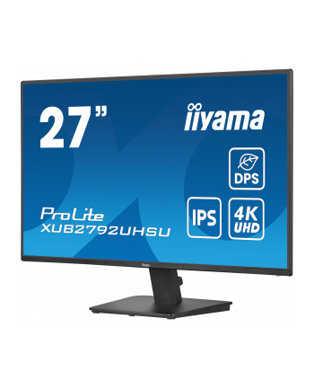 iiyama Monitor 27 cali XU2792UHSU-B6 4K,IPS,DP,HDMI,USB-C Power delivery,  350 cd, DPS