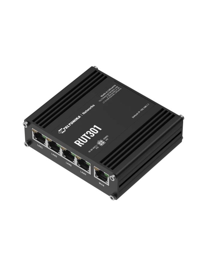 teltonika Router RUT301  4xLAN, 1xWAN, USB 2.0, 2xDI, 2xDO główny