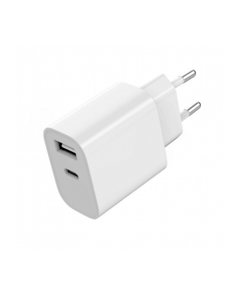 GEMBIRD 2-portowa uniwersalna ładowarka USB A+C 2.4 A kolor biały