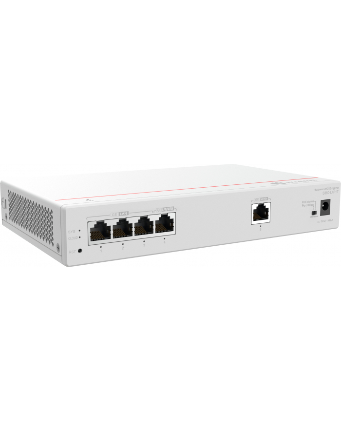 huawei technologies HUAWEI Router S380-L4P1T 1xGE WAN 4xGE LAN PoE+ 50W eKit Stock główny