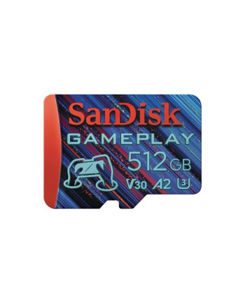 Sandisk GamePlay - flash memory card - 512GB - microSDXC UHS-I SDSQXAV-512G-GN6XN