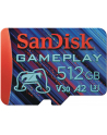 Sandisk GamePlay - flash memory card - 512GB - microSDXC UHS-I SDSQXAV-512G-GN6XN - nr 4