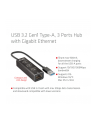 Club 3D Club3D Rozbočovač, USB-A 3.2 Gen1 na 3x USB 3.1, Gigabit Ethernet - nr 14