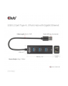 Club 3D Club3D Rozbočovač, USB-A 3.2 Gen1 na 3x USB 3.1, Gigabit Ethernet - nr 24