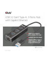 Club 3D Club3D Rozbočovač, USB-A 3.2 Gen1 na 3x USB 3.1, Gigabit Ethernet - nr 31