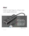 Club 3D Club3D Rozbočovač, USB-A 3.2 Gen1 na 3x USB 3.1, Gigabit Ethernet - nr 42