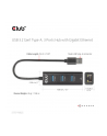 Club 3D Club3D Rozbočovač, USB-A 3.2 Gen1 na 3x USB 3.1, Gigabit Ethernet - nr 4