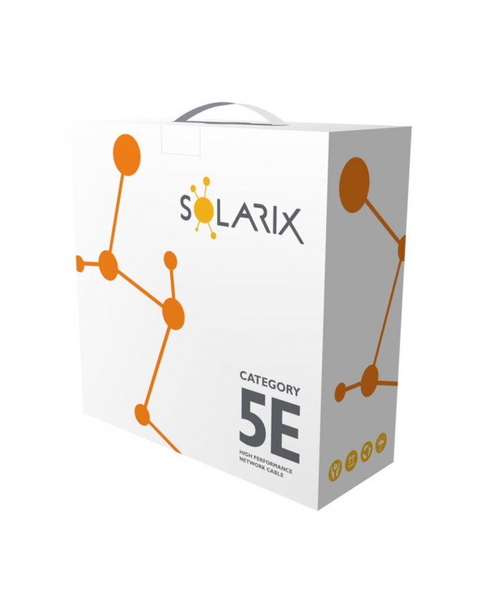 Solarix Instalační Venkovní Ftp, Cat5E, Drát, Pe, Box 100M Sxkd-5E-Ftp-Pe (27724192) główny
