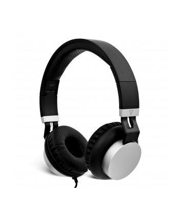 V7 Lightweight Headphones HA601-3EP - headphones with mic - Srebrny (HA6013EP)