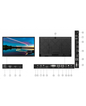 Lenovo ThinkVision ILFD 86'' (62F0KATAWW)