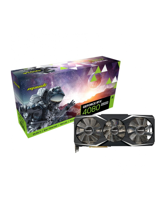 Karta graficzna MANLI RTX 4080 Super 16GB GDDR6X 3Fan (N7014080SM35200) główny