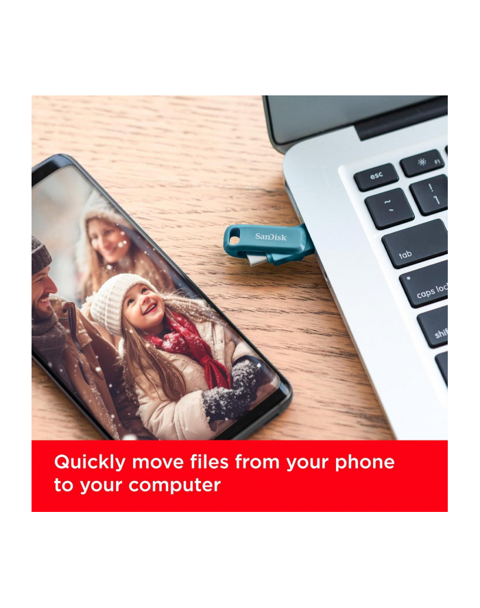 Sandisk Ultra Dual Drive Go - 256GB (SDDDC3256GG46NBB) główny