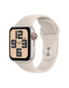 Apple Watch SE GPS+Cellular Koperta 40mm Z Aluminium W Kolorze Księżycowej Poświaty Z Opaską Sportową W Kolorze Księżycowej Poświaty (MRG13QCA) - nr 2