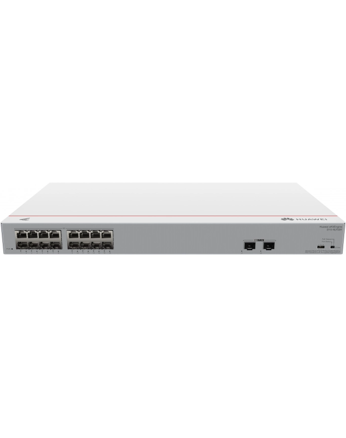 huawei technologies HUAWEI Switch S110-16LP2SR 16x10/100/1000BASE-T ports 2xGE SFP ports PoE+ AC power eKit Stock główny