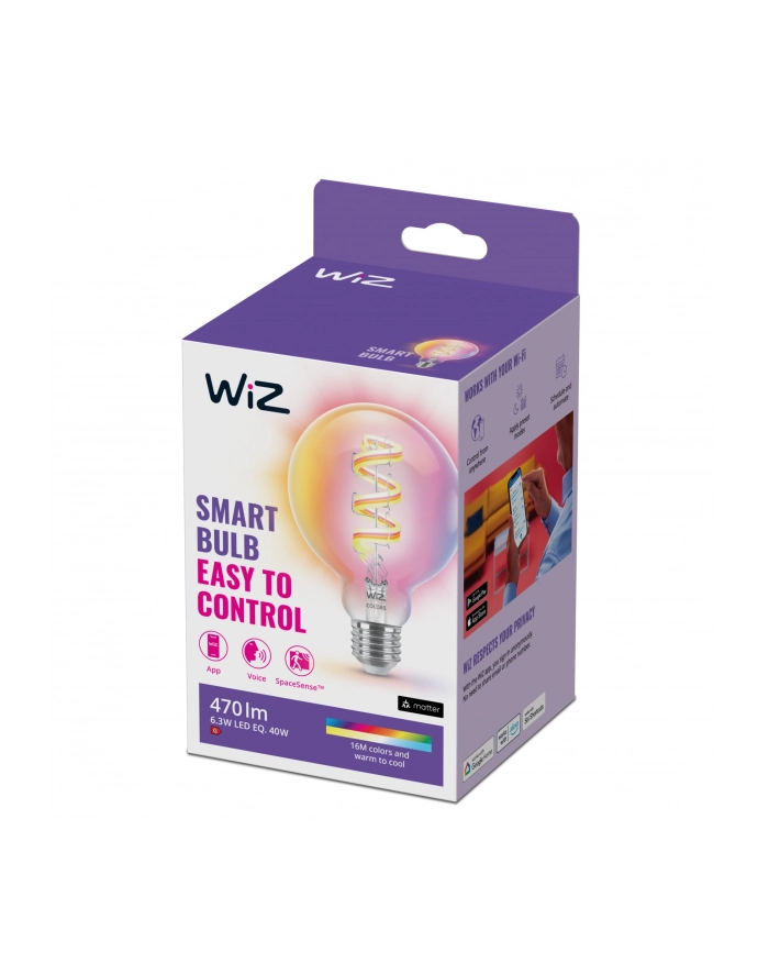 WiZ Wi-Fi BLE G95 E27 922-65 RGB CL 1PF/6 (929003267201) główny