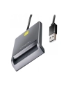 axagon Czytnik kart identyfikacyjnych CRE-SM3T USB, kabel 1,3m - nr 36