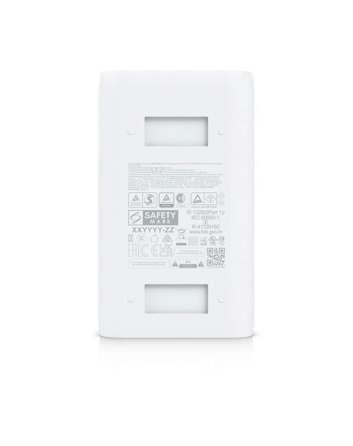 Ubiquiti PoE injector U-POE++, 60Watt (Kolor: BIAŁY) główny