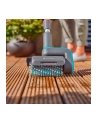 GARD-ENA roller brush medium, for cordless multi-cleaner AquaBrush, washing brush (grey/turquoise, for sensitive surfaces) - nr 7