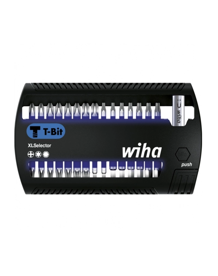 Wiha bit set XLSelector T-Bit 25mm, PH / TX / H (Kolor: CZARNY/blue, 31 pieces) główny