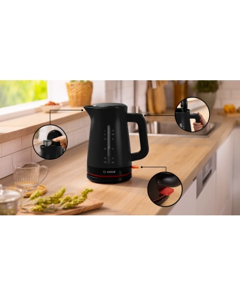 Bosch kettle MyMoment TWK3M123 (Kolor: CZARNY, 2,400 watts, 1.7 liters) nr 2