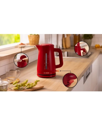 Bosch kettle MyMoment TWK3M124 (red, 2,400 watts, 1.7 liters) nr 2