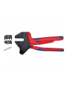 KNIPEX Crimping system pliers 97 43 66 EVO, crimping pliers (red/blue, for MC4 EVO 2 solar connectors) - nr 12