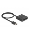 DeLOCK DisplayPort Switch 2 > 1 bidirectional 8K (Kolor: CZARNY, 50cm) - nr 2
