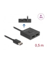 DeLOCK DisplayPort Switch 2 > 1 bidirectional 8K (Kolor: CZARNY, 50cm) - nr 4
