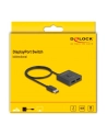 DeLOCK DisplayPort Switch 2 > 1 bidirectional 8K (Kolor: CZARNY, 50cm) - nr 8