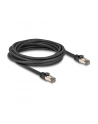 DeLOCK RJ-45 network cable Cat.6a U/FTP ultra flexible (Kolor: CZARNY, 5 meters, inner stainless steel jacket) - nr 5