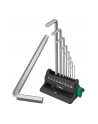 Wera 950/9 Hex-Plus 8 L-key set, 9 pieces, screwdriver (chrome, with retaining clip and wall holder) - nr 8
