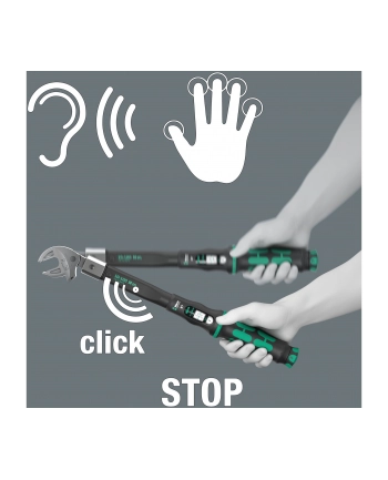 Wera torque wrench for insert tools Click-Torque X 7 (Kolor: CZARNY/green, with square insert 14x18mm) nr 2