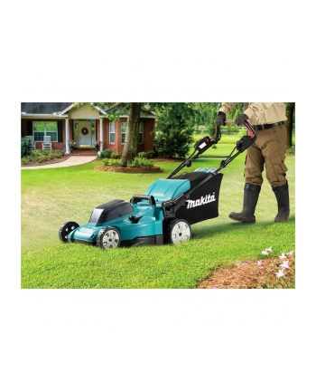Makita cordless lawnmower DLM481Z, 36Volt (2x18Volt) (blue/Kolor: CZARNY, without battery and charger, with wheel drive) nr 1