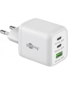 goobay USB-C fast charger Nano, PD, GaN, 65 watts (Kolor: BIAŁY, 1x USB-A, 2x USB-C PD, Charge 3.0) - nr 19