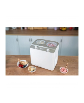 Unold ice cream maker Doppio bianco (Kolor: BIAŁY, 2x 1.2 liters)