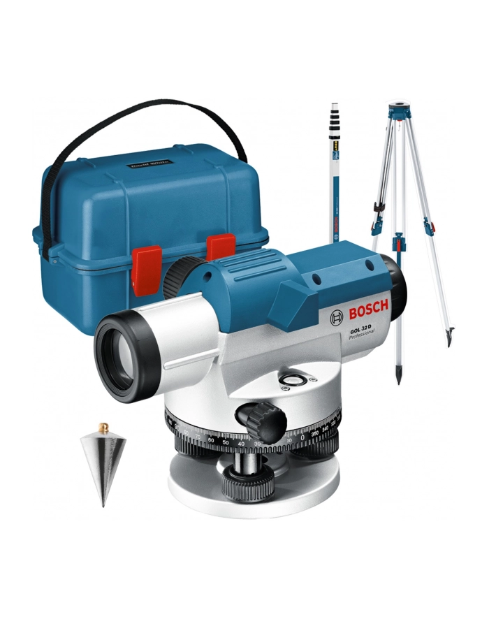 bosch powertools Bosch optical level GOL 32 G Professional, with construction tripod (blue, case, unit of measurement 400 Gon) główny