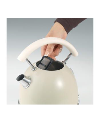 Ariete Vintage Kettle Beige, Round (Beige, 2,000 Watt, 1.7 Liters)