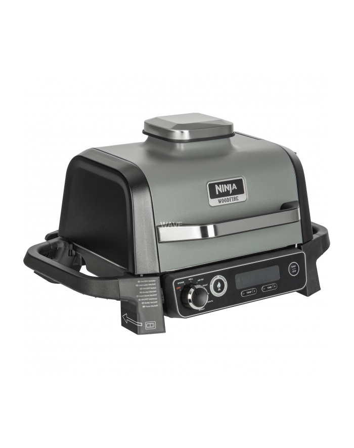 Nutri Ninja Electric Grill ' Smoker Woodfire OG701(wersja europejska) (Kolor: CZARNY/grey, 2,400 watts) główny