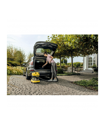 Kärcher WD 4 SV-20, wet/dry vacuum cleaner (yellow/stainless steel)