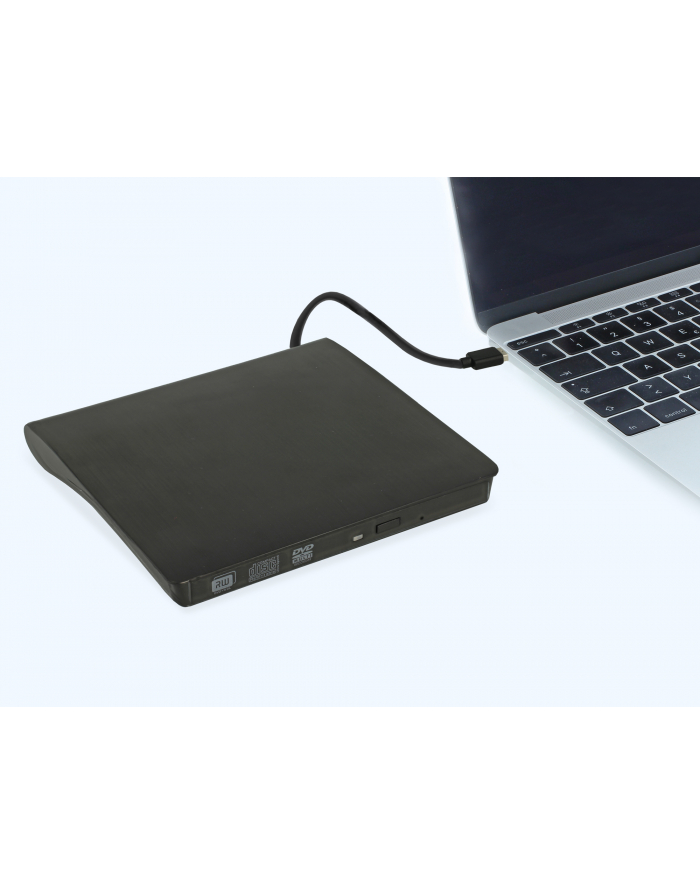 DeLOCK External enclosure for 5.25 Slim Sata drives 12.7 mm to USB-A connector, drive enclosure (Kolor: CZARNY) główny