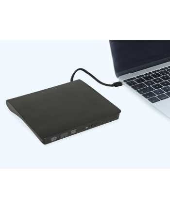 DeLOCK External enclosure for 5.25 Slim Sata drives 12.7 mm to USB-A connector, drive enclosure (Kolor: CZARNY)