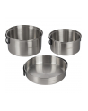 Campingaz pot set Camping Kit, 5 pieces (stainless steel, 2 pots + 2 lids + 1 pan) - nr 14