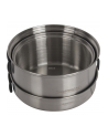 Campingaz pot set Camping Kit, 5 pieces (stainless steel, 2 pots + 2 lids + 1 pan) - nr 16