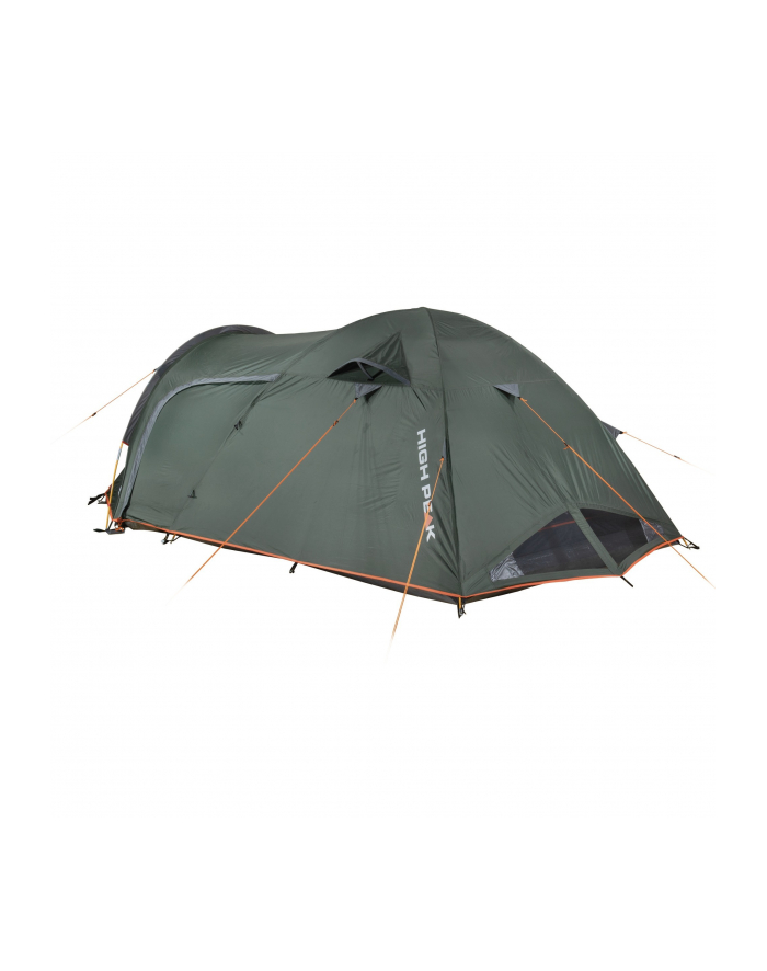 High Peak dome tent Kira 4.1 (dark green/grey, with tunnel porch, Climate Pczerwonyection 80) główny