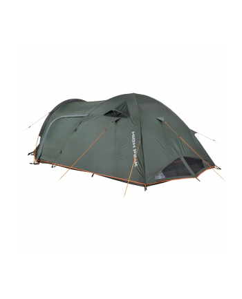 High Peak dome tent Kira 4.1 (dark green/grey, with tunnel porch, Climate Pczerwonyection 80)